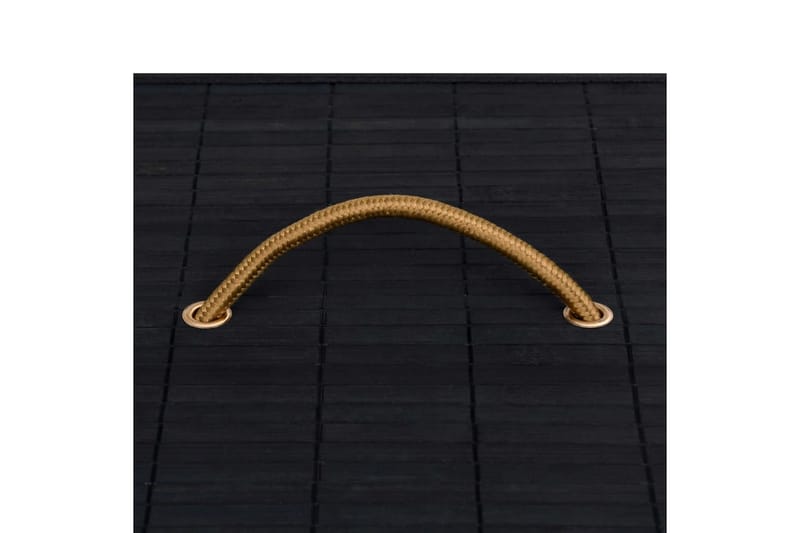 Tvättkorg bambu svart 100 L - Svart - Hus & renovering - Kök & bad - Badrum - Badrumstillbehör