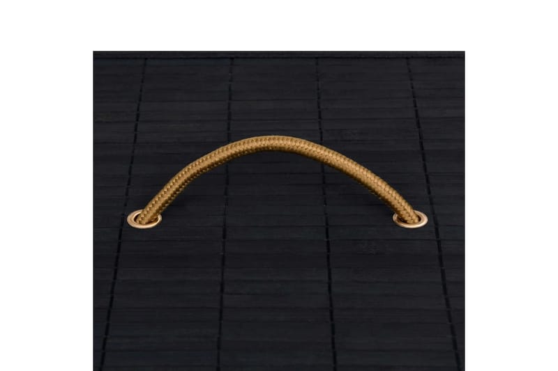 Tvättkorg bambu svart - Svart - Hus & renovering - Kök & bad - Badrum - Badrumstillbehör