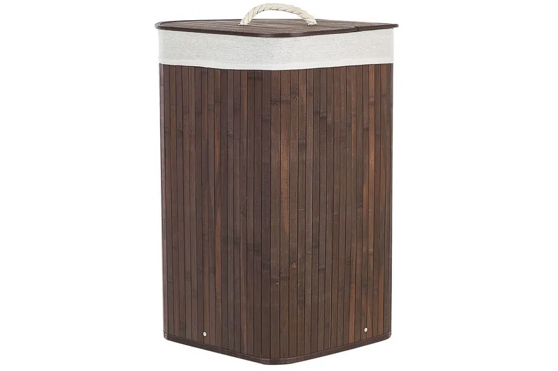 Tvättkorgar Matara Mörk trä/vit - Mörk trä/vit - Hus & renovering - Kök & bad - Kök & tvättstuga - Tork & tvättillbehör