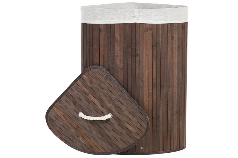 Tvättkorgar Matara Mörk trä/vit - Mörk trä/vit - Hus & renovering - Kök & bad - Kök & tvättstuga - Tork & tvättillbehör