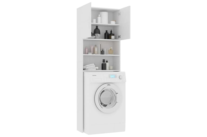 Badrumsskåp set vit spånskiva - Vit - Hus & renovering - Kök & bad - Badrum - Badrumsmöbler & badrumsinredning - Väggskåp & högskåp