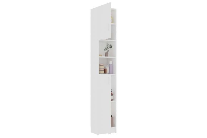 Badrumsskåp set vit spånskiva - Vit - Hus & renovering - Kök & bad - Badrum - Badrumsmöbler & badrumsinredning - Väggskåp & högskåp