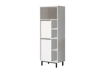 Liyakat Högskåp Badrum 161,6 cm - Vit - Hus & renovering - Kök & bad - Badrum - Badrumsmöbler & badrumsinredning - Väggskåp & högskåp