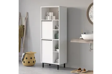 Liyakat Högskåp Badrum 161,6 cm - Vit - Hus & renovering - Kök & bad - Badrum - Badrumsmöbler & badrumsinredning - Väggskåp & högskåp