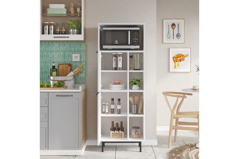 Liyakat Högskåp - Vit - Hus & renovering - Kök & bad - Kök & tvättstuga