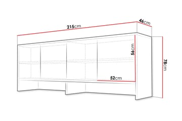 Rauk Highboard - Vit - Hus & renovering - Kök & bad - Kök & tvättstuga