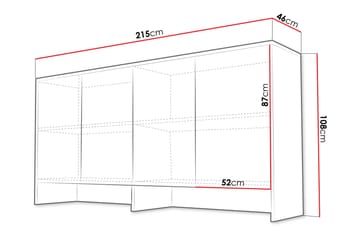 Rauk Highboard - Vit - Hus & renovering - Kök & bad - Kök & tvättstuga