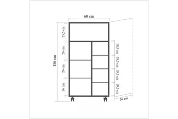 Ricado Köksskåp 116 cm - Trä/natur - Hus & renovering - Kök & bad - Kök & tvättstuga