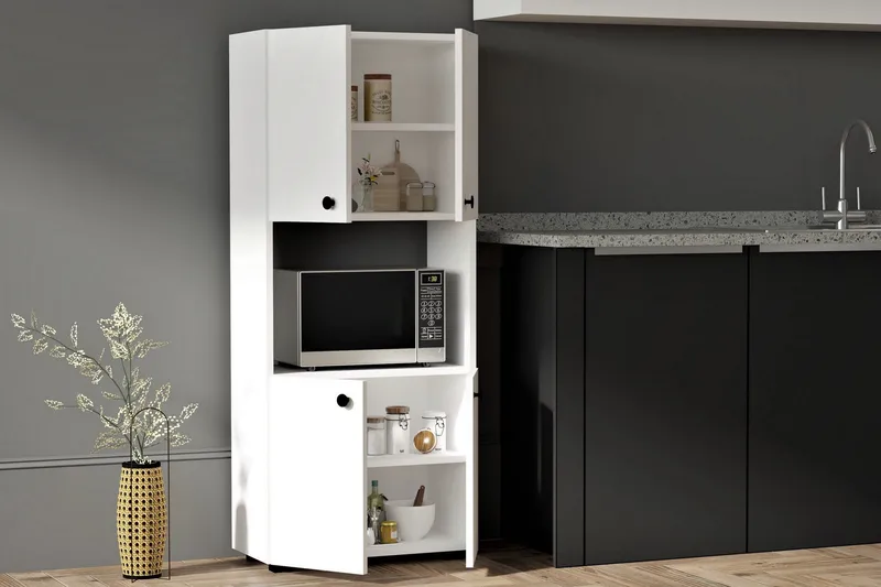 Rinorea Köksskåp 60x140 cm - Vit - Hus & renovering - Kök & bad - Kök & tvättstuga