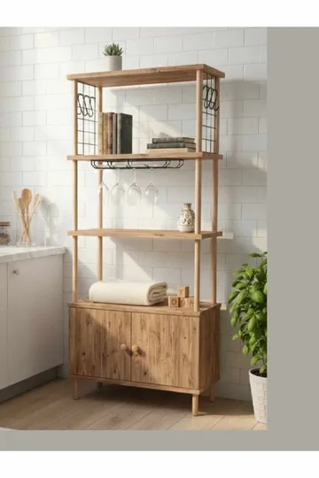 Ryrhyrdhonar Kökskåp 60x140x30 cm - Furu - Hus & renovering - Kök & bad - Kök & tvättstuga