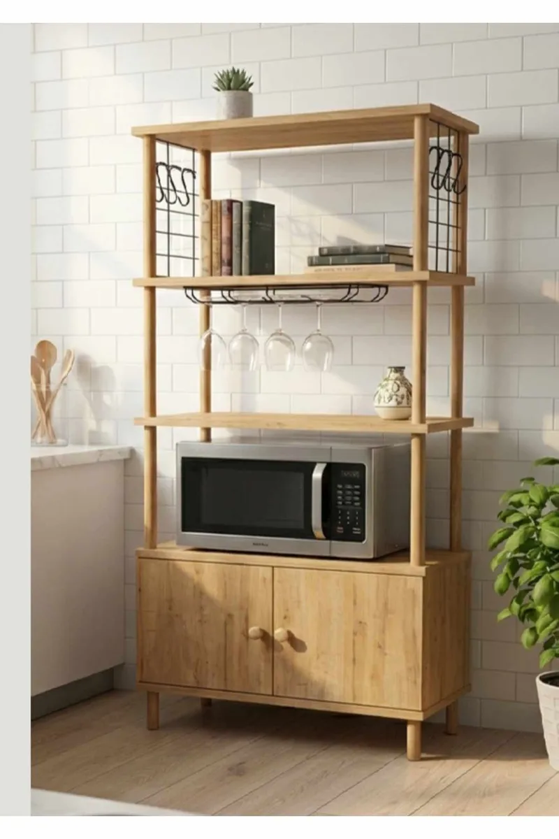 Ryrhyrdhonar Kökskåp 60x140x30 cm, Sapphire Oak