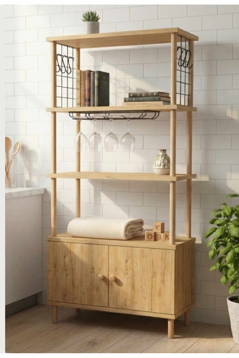 Ryrhyrdhonar Kökskåp 60x140x30 cm - Sapphire Oak - Hus & renovering - Kök & bad - Kök & tvättstuga