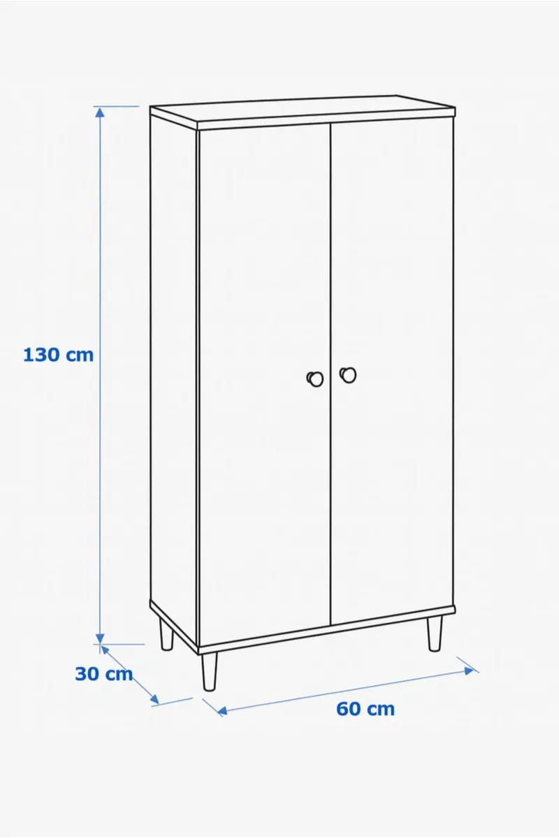 Ryrhyrdhonar Multifunktionsskåp 60x130x30 cm - Furu - Hus & renovering - Kök & bad - Kök & tvättstuga