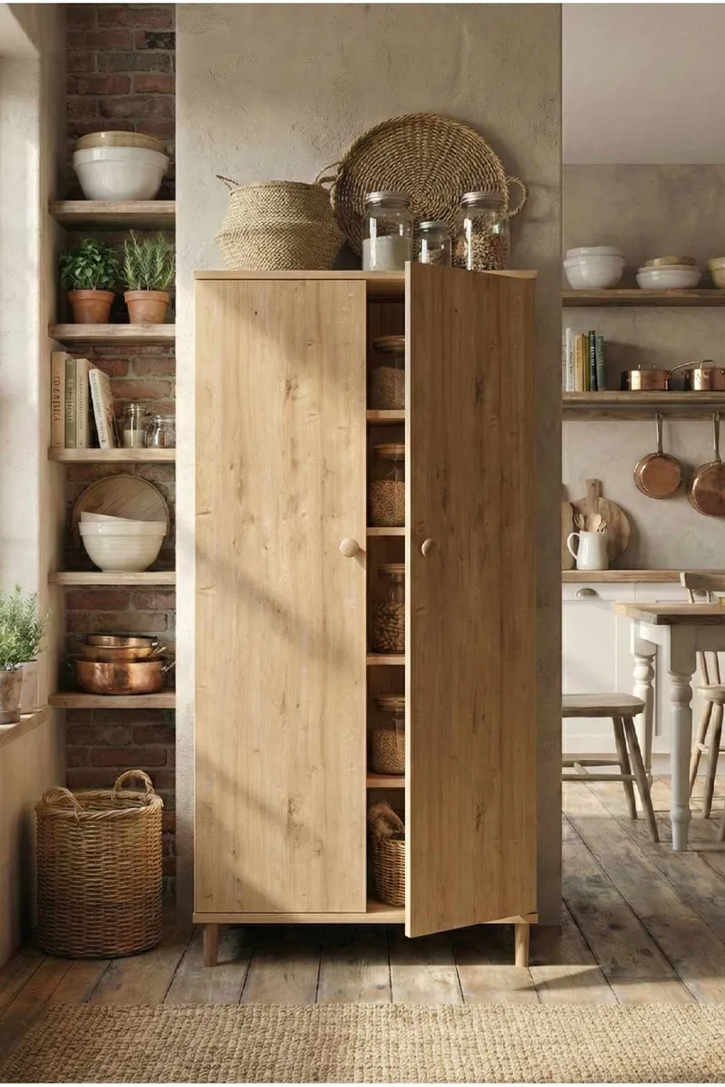 Ryrhyrdhonar Multifunktionsskåp 60x130x30 cm, Sapphire Oak