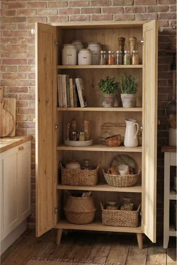 Ryrhyrdhonar Multifunktionsskåp 60x130x30 cm - Sapphire Oak - Hus & renovering - Kök & bad - Kök & tvättstuga