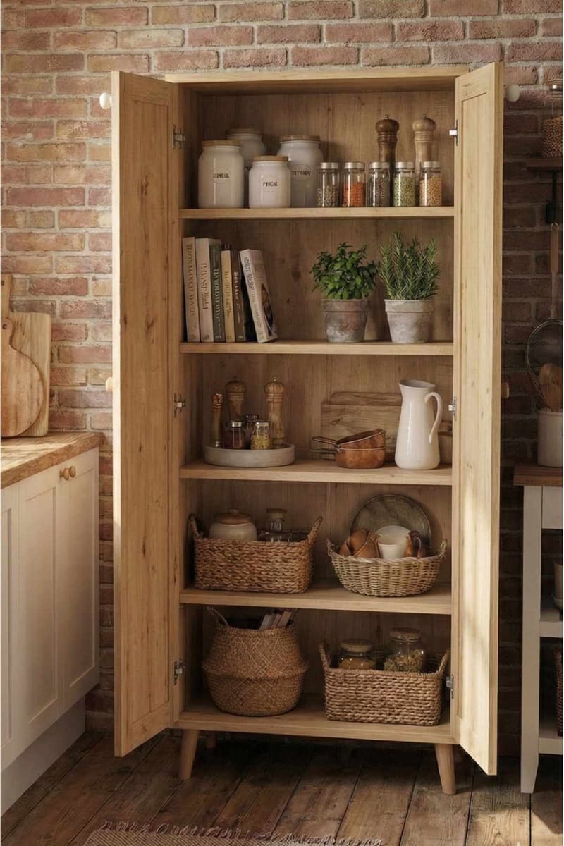 Ryrhyrdhonar Multifunktionsskåp 60x130x30 cm - Sapphire Oak - Hus & renovering - Kök & bad - Kök & tvättstuga