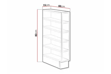 Templemore Köksskåp 15 cm - Brun - Hus & renovering - Kök & bad - Kök & tvättstuga