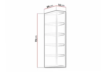 Templemore Köksskåp 15 cm - Vit - Hus & renovering - Kök & bad - Kök & tvättstuga