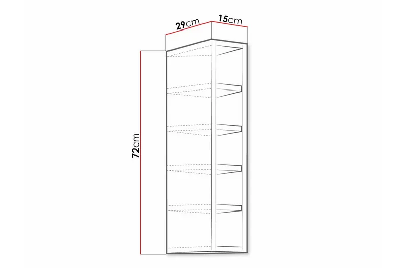 Templemore Köksskåp 15 cm - Vit - Hus & renovering - Kök & bad - Kök & tvättstuga