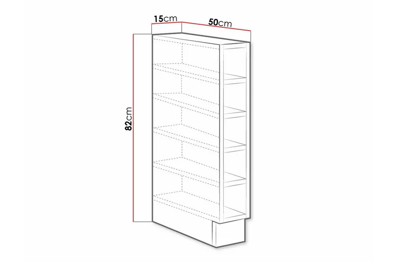 Templemore Köksskåp 15 cm - Vit - Hus & renovering - Kök & bad - Kök & tvättstuga