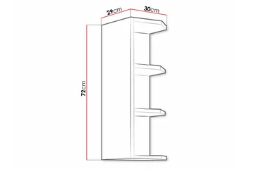 Templemore Köksskåp 30 cm - Brun - Hus & renovering - Kök & bad - Kök & tvättstuga