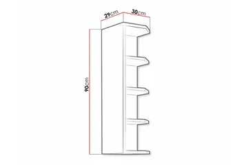 Templemore Köksskåp 30 cm - Brun - Hus & renovering - Kök & bad - Kök & tvättstuga