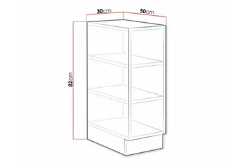 Templemore Köksskåp 30 cm - Brun - Hus & renovering - Kök & bad - Kök & tvättstuga