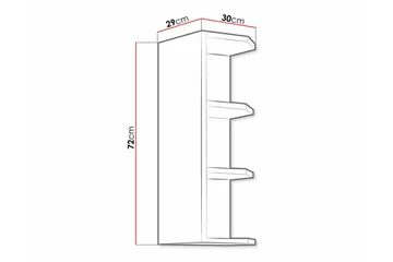 Templemore Köksskåp 30 cm - Vit - Hus & renovering - Kök & bad - Kök & tvättstuga