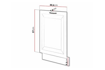 Templemore Köksskåp 44,6 cm - Vit - Hus & renovering - Kök & bad - Kök & tvättstuga