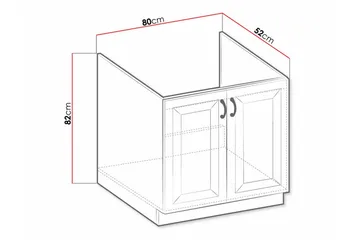 Templemore Köksskåp 80 cm - Hus & renovering - Kök & bad - Kök & tvättstuga