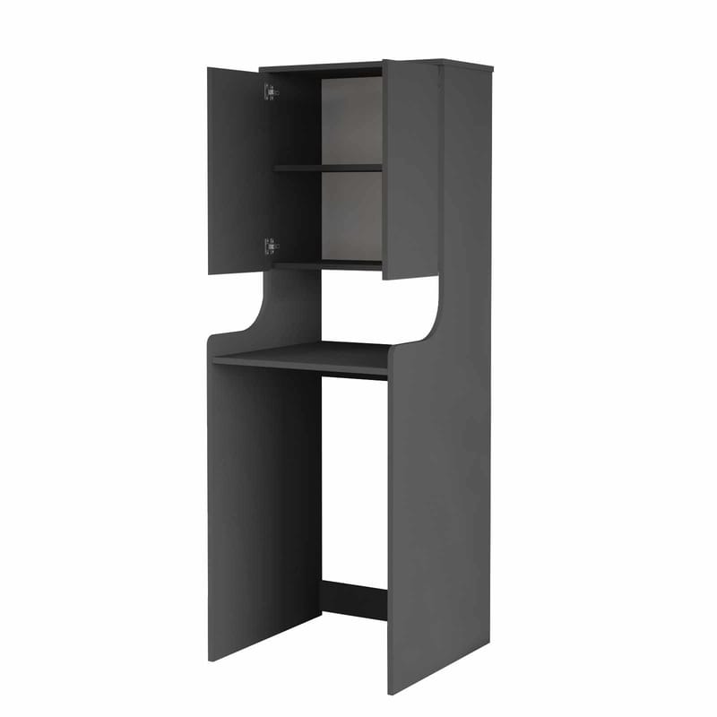 Valren Tvättmaskinsskåp 64,8x181x33,8 cm - Antracit - Hus & renovering - Kök & bad - Kök & tvättstuga
