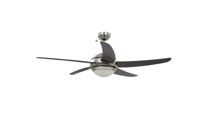 Dekorativ takfläkt med lampa 128 cm brun - Brun - Hus & renovering - Klimatkontroll - Fläktar