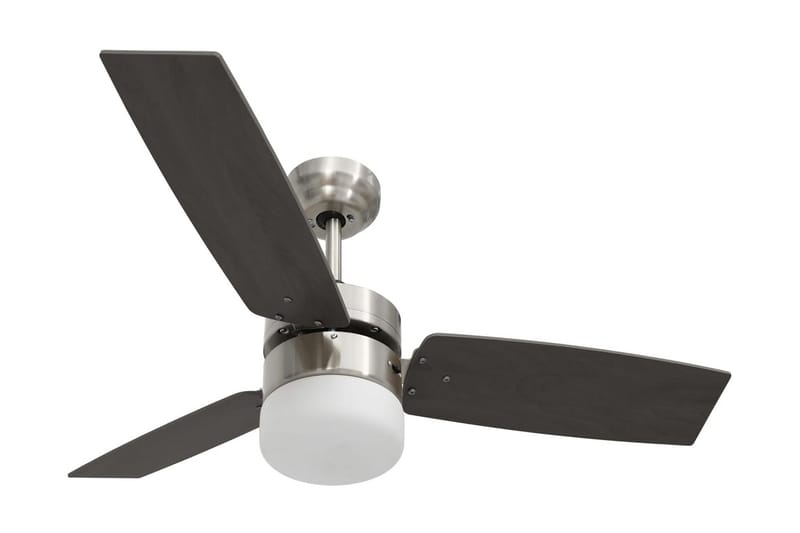 Takfläkt med lampa och fjärrkontroll 108 cm mörkbrun - Brun - Hus & renovering - Klimatkontroll - Fläktar