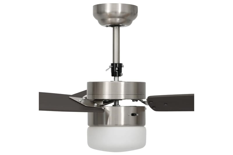 Takfläkt med lampa och fjärrkontroll 108 cm mörkbrun - Brun - Hus & renovering - Klimatkontroll - Fläktar
