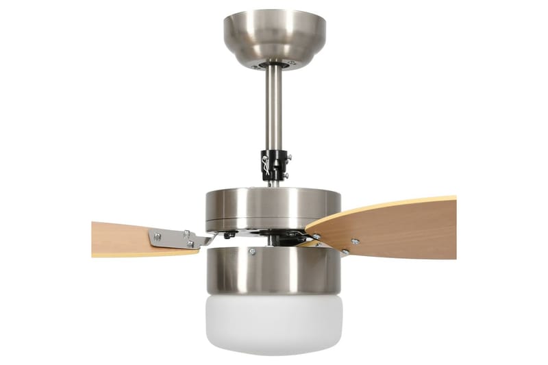 Takfläkt med lampa och fjärrkontroll 76 cm ljusbrun - Brun - Hus & renovering - Klimatkontroll - Fläktar