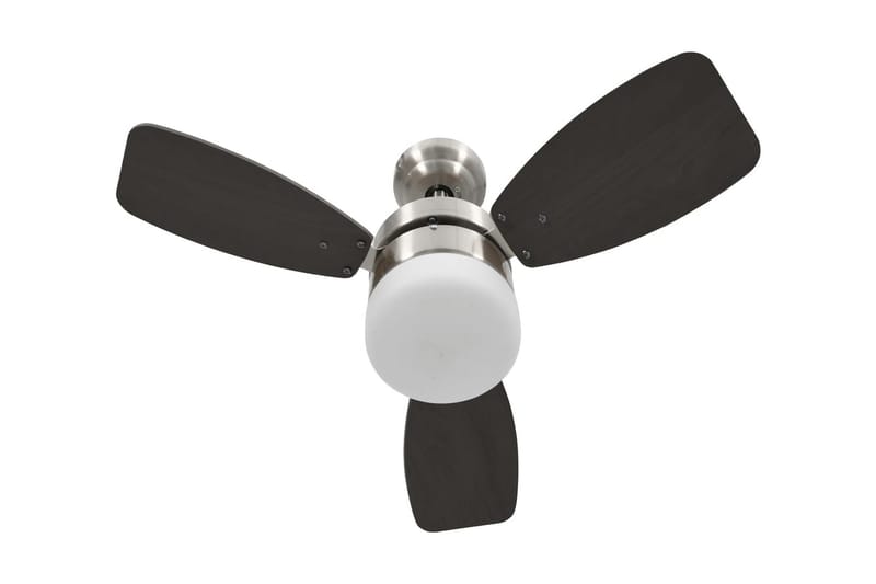 Takfläkt med lampa och fjärrkontroll 76 cm mörkbrun - Brun - Hus & renovering - Klimatkontroll - Fläktar