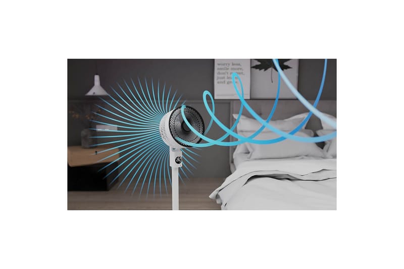Golvfläkt Meaco Sefte 10 Vit/Svart - Hus & renovering - Klimatkontroll - Fläktar
