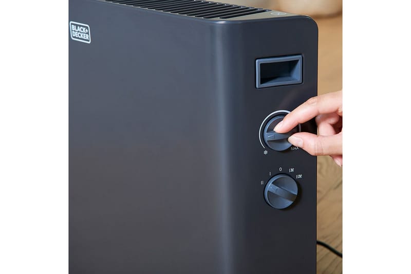 Konvektorelement Black+Decker 2000W Svart - Svart - Hus & renovering - Klimatkontroll - Uppvärmning