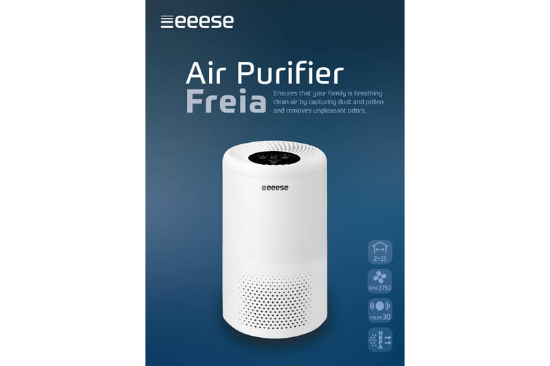 Freia Luftrenare HEPA-filter och UV-C-ljus - Eeese - Luftrenare