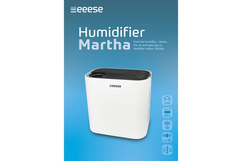 Martha Luftfuktare och Luftrenare HEPA-filter - Eeese - Luftrenare