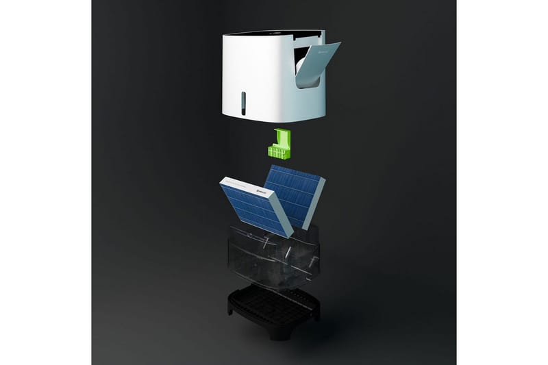 Luftfuktare Meaco Armin Evaporativ Vit/Svart Lämplig för rum upp till 44 m² - Lämplig för rum upp till 44 m² - Hus & renovering - Klimatkontroll - Luftförbättring