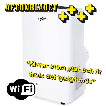 Året runt AC med värmefunktion för 58m² | Bäst i test Aftonbladet | 14000BTU | Lyfco - Hus & renovering - Klimatkontroll - Luftkonditionering & kylare