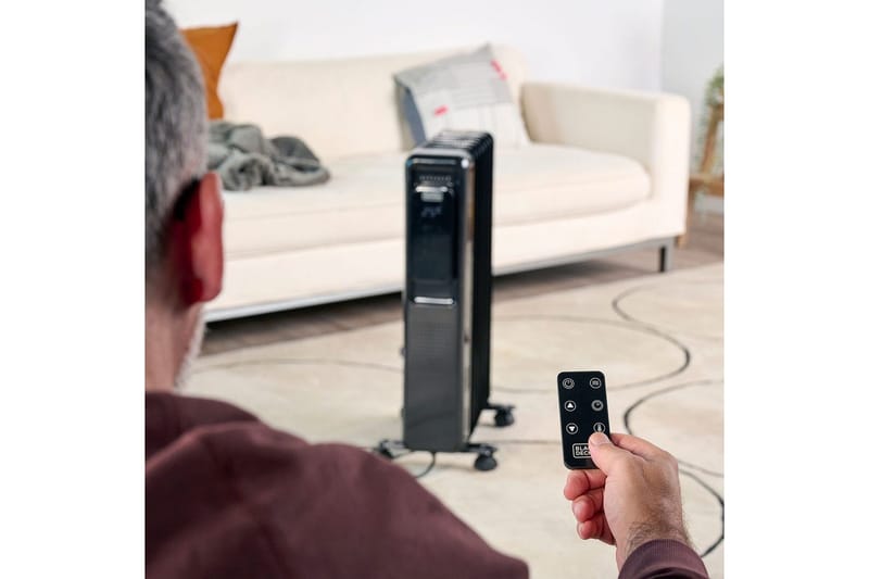 Oljeelement Black+Decker Digital Svart - Svart - Hus & renovering - Klimatkontroll - Uppvärmning