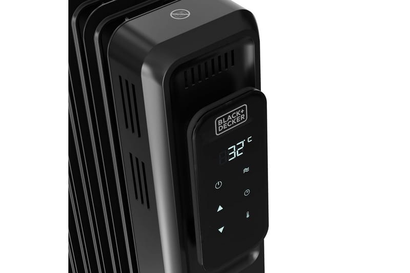 Oljeelement Black+Decker Digital Svart - Svart - Hus & renovering - Klimatkontroll - Uppvärmning