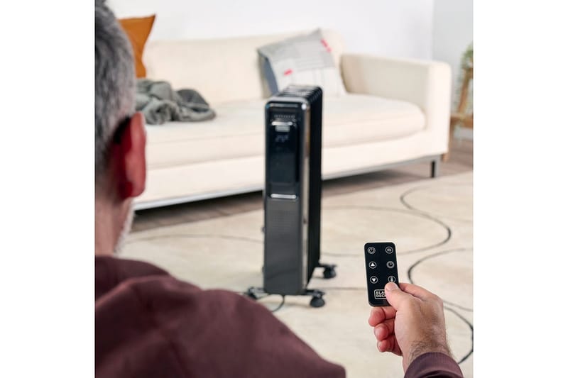 Oljeelement Black+Decker Digital Svart - Svart - Hus & renovering - Klimatkontroll - Uppvärmning