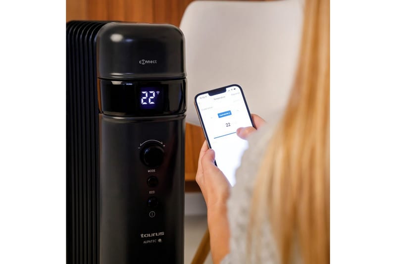 Oljeelement Taurus Agadir Connect - Svart - Hus & renovering - Klimatkontroll - Uppvärmning