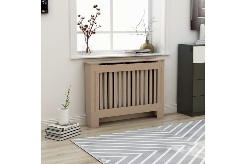 Elementskydd 112x19x81 cm MDF - Brun - Hus & renovering - Klimatkontroll - Uppvärmning