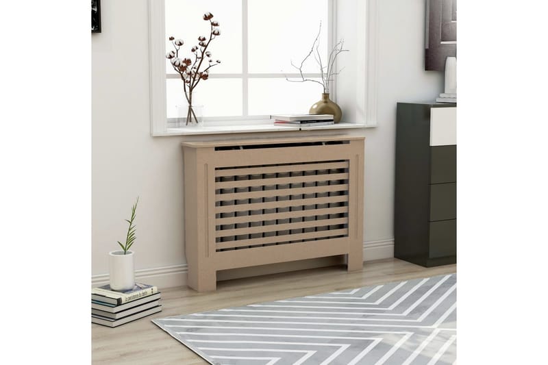 Elementskydd 112x19x81 cm MDF - Brun - Hus & renovering - Klimatkontroll - Uppvärmning