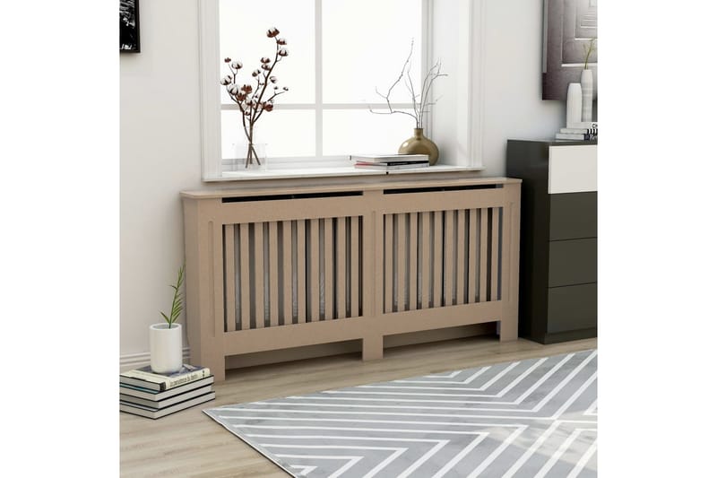 Elementskydd 172x19x81 cm MDF - Brun - Hus & renovering - Klimatkontroll - Uppvärmning