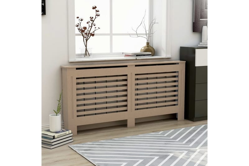 Elementskydd 172x19x81 cm MDF - Brun - Hus & renovering - Klimatkontroll - Uppvärmning